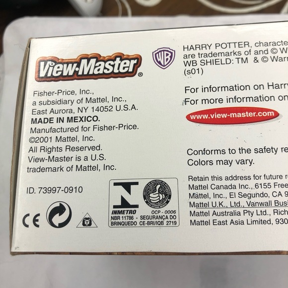 Sealed Harry Potter Giftset View-master 3D Viewer & 3 Reels Boxed Set - Picture 4 of 5